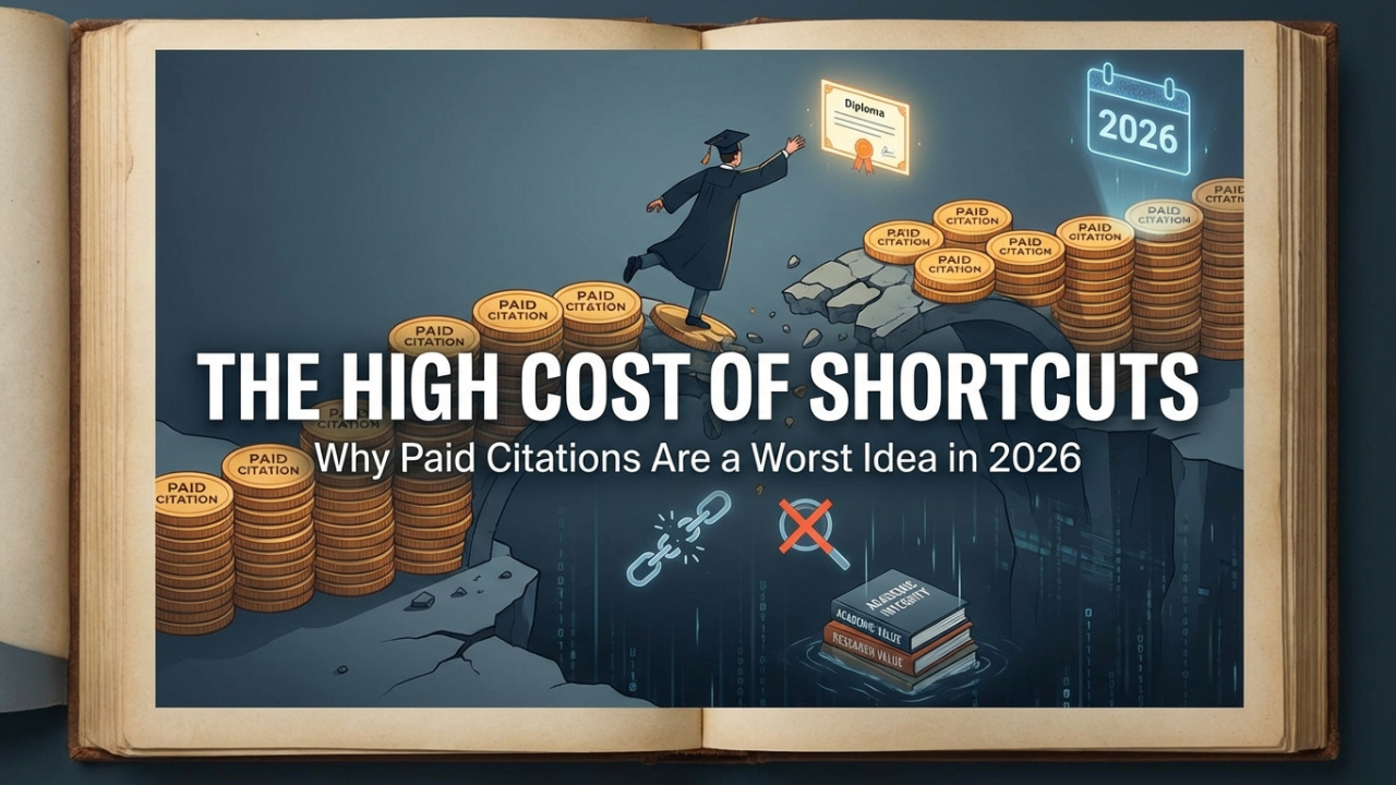 The High Cost of Shortcuts: Why Paid Citations Are a Worst Idea in 2026 - Featured article image for Lumina Literati Blog